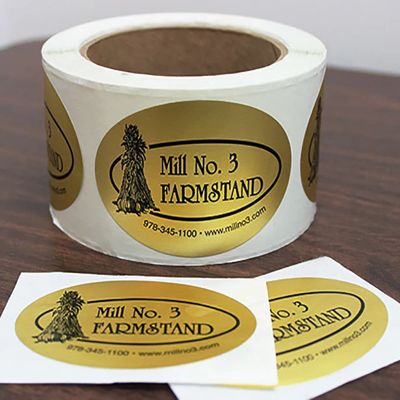 Customized logo easy peel off decoration   die cut  sticker