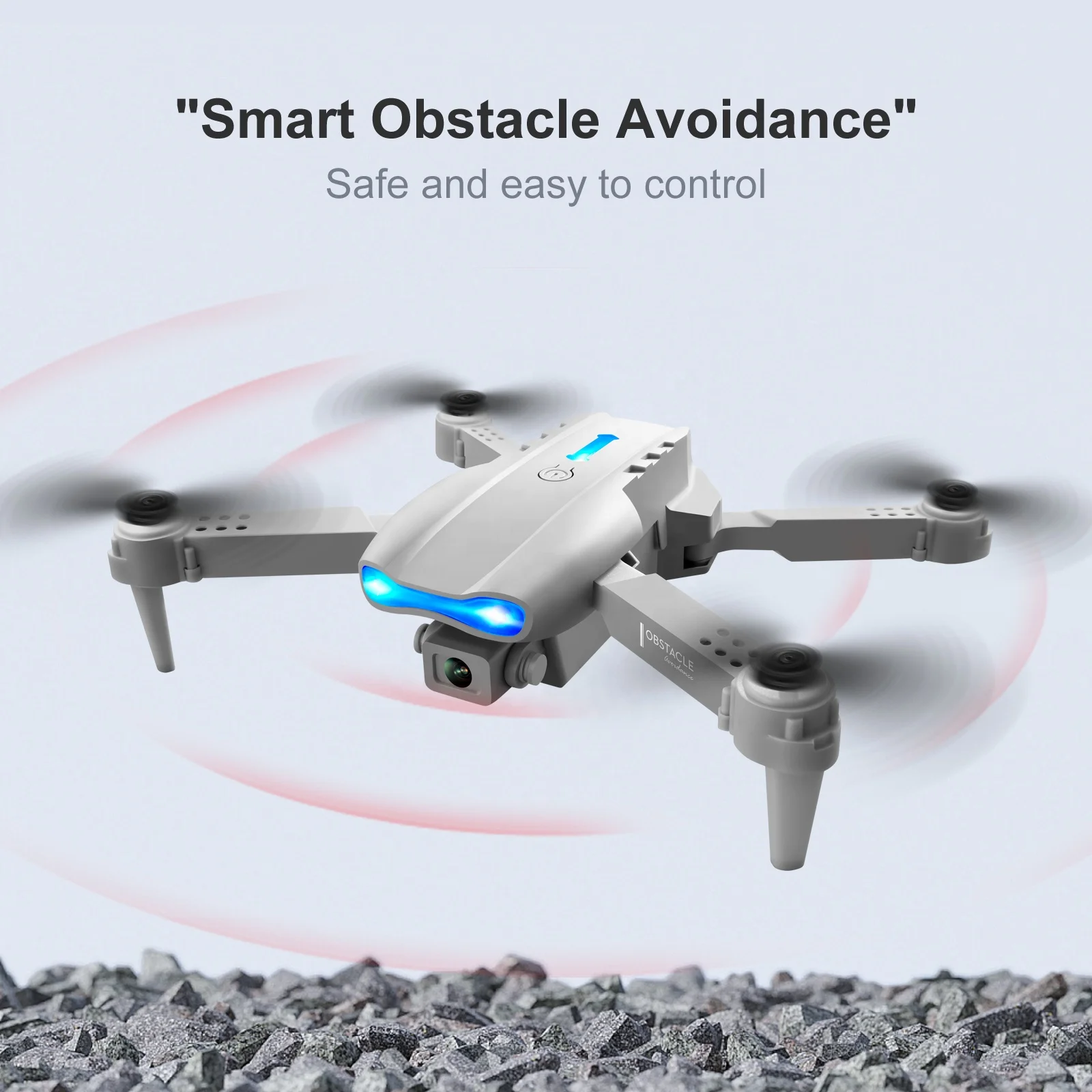Новое поступление Дрон E99 Pro с Wifi FPV камерой Безголовый 4K Квадрокоптер HD двумя камерами 20 минут полета
