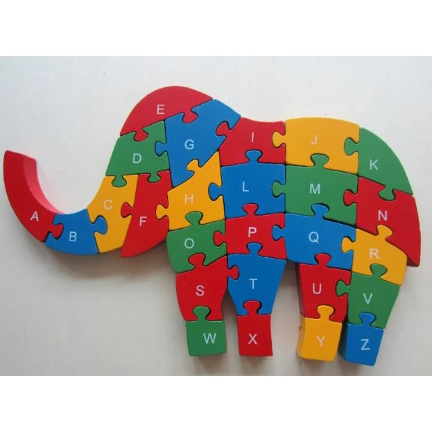 Fine motor skills Farm Animals Wooden Chunky Jigsaw Puzzle