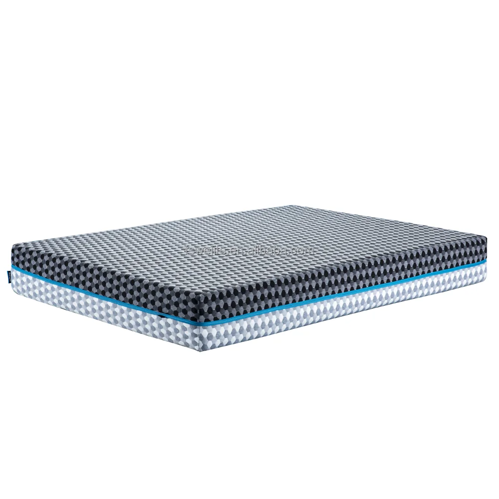 Double side Sleeping gel memory foam comfortable compressed Hypo-allergenic mattress roll up cooling mattresses