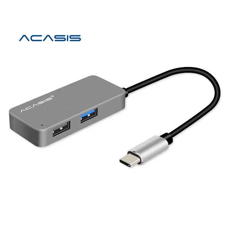 Acasis Type C Hub Type-C Converter USB mini Hub with PD charging charge while playing