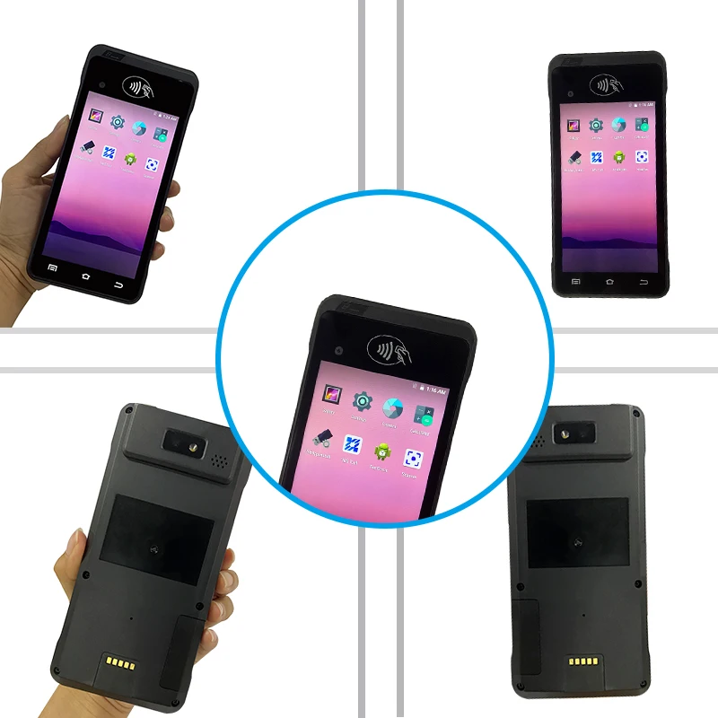  Портативный сканер штрих-кодов i50 4G Wi-Fi 1D 2D Android 7