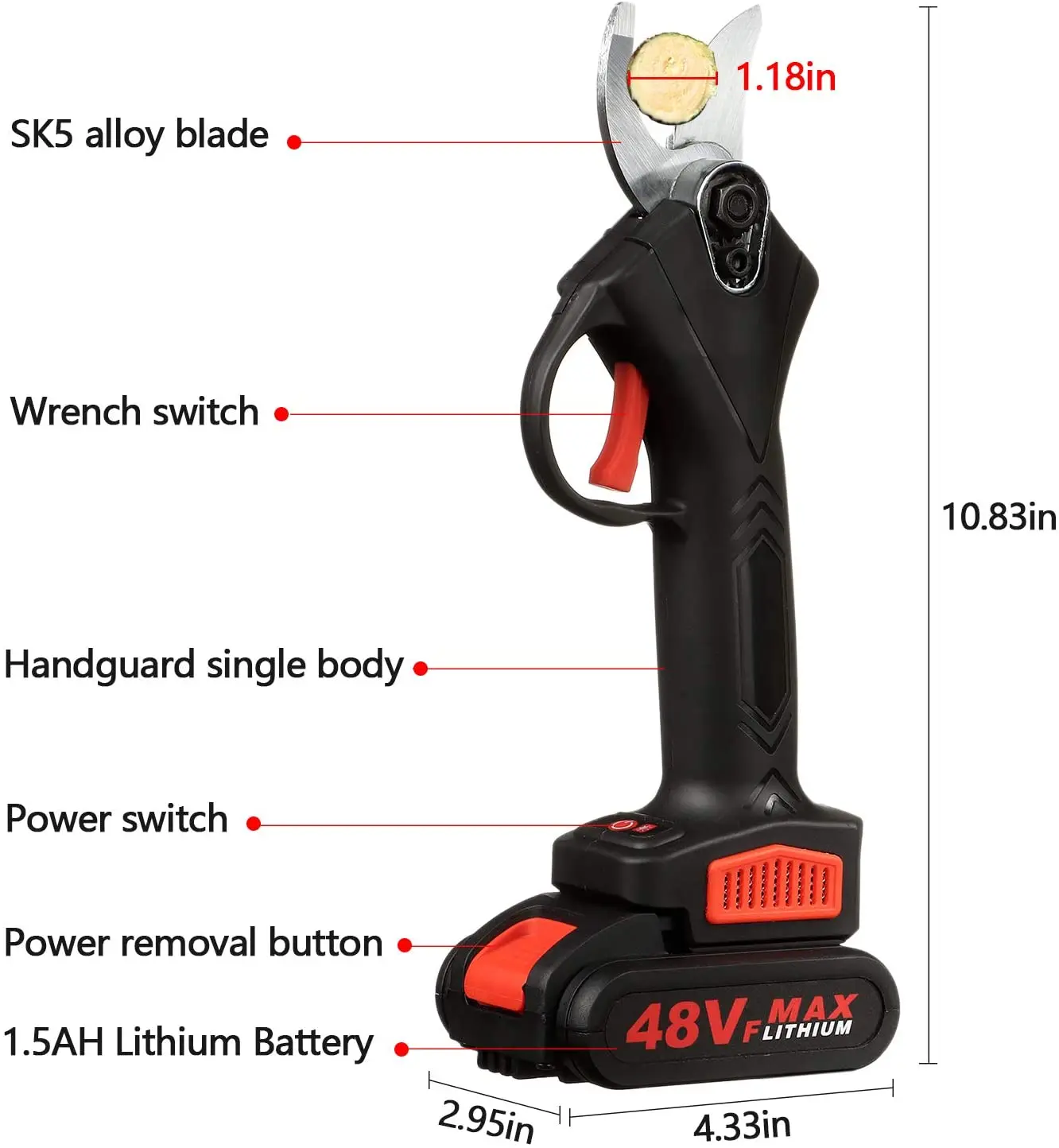 Electric cutting tool sets ferramentas power pruning cordless garden shears