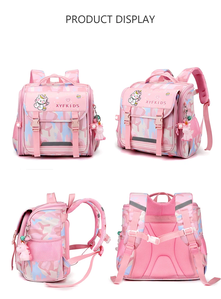 Hot Sell Durable Child Primary Waterproof School Backpacks Oxford Kids Bags