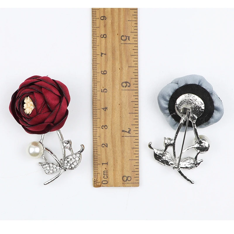 Винтажные броши в виде цветка розы, красные, темно-синие, Фиолетовые женские и мужские ювелирные изделия, булавки для жениха, Свадебный нагрудник, корсажный аксессуар, подарок
