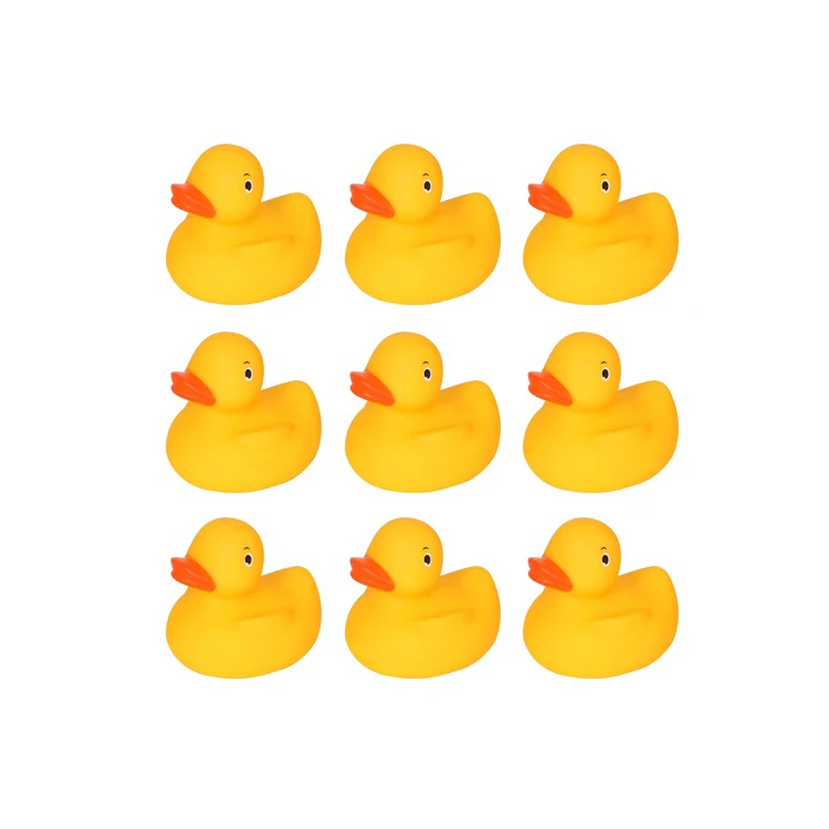 Child Shower Plastic Bath rubber animal Rubber Ducks toys For Kids Baby Bath Toy 9 Ducks Play Set