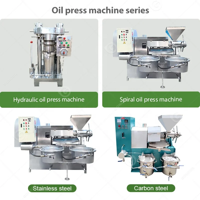 Comercial Coconut Soybean Olive Master Virgin Big Cold Press Oil Presser Production Machine Made in China