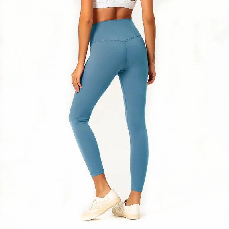 Женские штаны для фитнеса и йоги с высокой талией, женские леггинсы для тренировок, спортивные штаны
