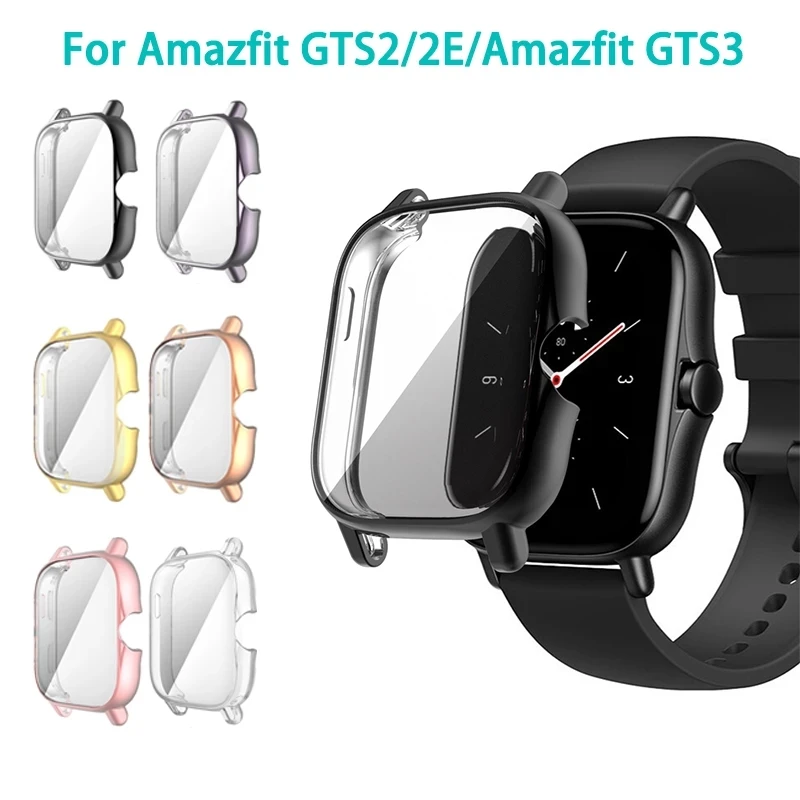 Защитный чехол из ТПУ для Amazfit GTS 2 2e 3 защитный на весь экран Huami GTS2/Bip часов