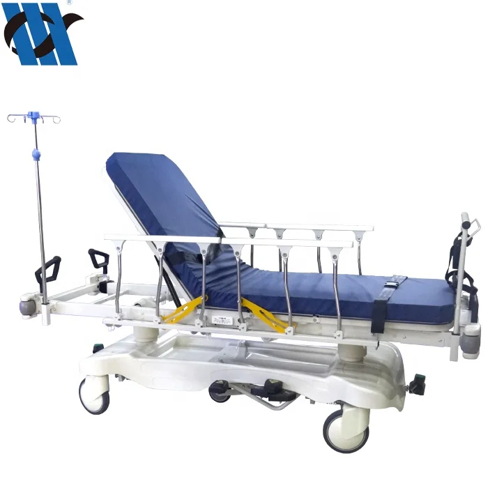 BDEC04B Youngcoln Factory Wholesale Multifunction Patient Transfer Hydraulic Platform Operation Connecting Stretcher Trolley