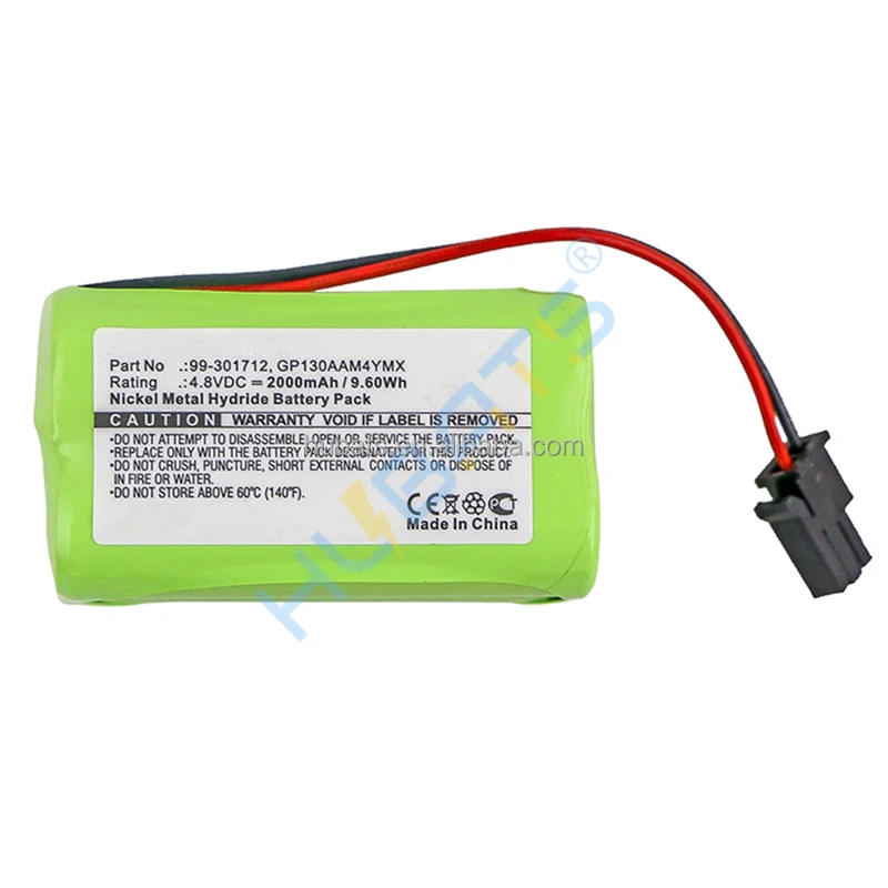4.8v 2000mAh 9.6wh Ni-MH AA 99-301712 GP130AAM4YMX battery for Visonic PowerMaster 10 PowerMax Control Pan Alarm Control