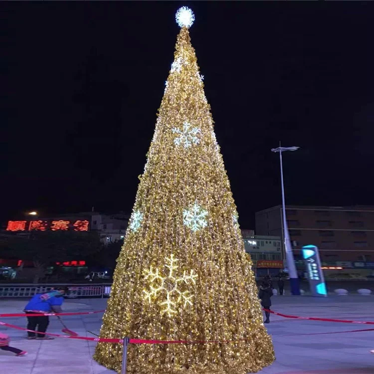 10m 12m 15m outdoor giant metal frame christmas tree