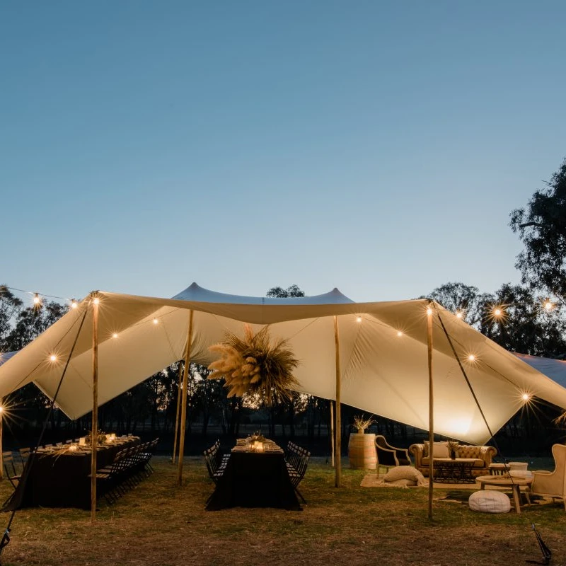 New style portable popular big bedouin luxury outdoor waterproof stretch event tent