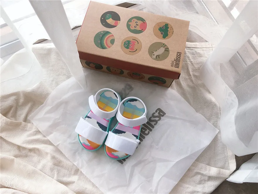 Детские сандалии 2021 Новинка Melissa same новая детская обувь для девочек для мальчиков пляжные детские сандалии летние