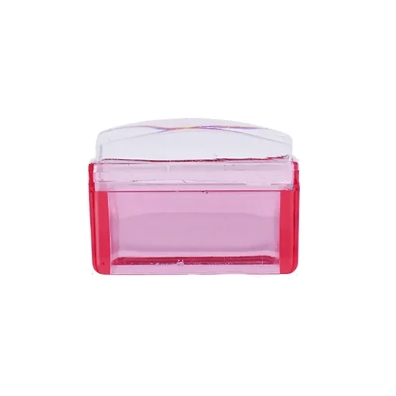 New Nail Stamp Silicone Seal Nail Polish Transparent Nail Stamping French Tip Gel Stamping Printing for Beauty