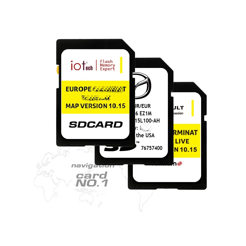 Замена cid SD-карты AZ V12 East West навигационная cid-карта