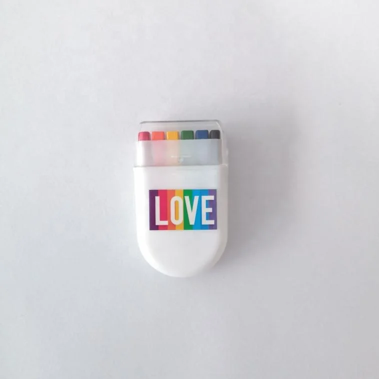 
Rainbow Flag Gay Pride Face Paint - Ideal For Marches and Events by 