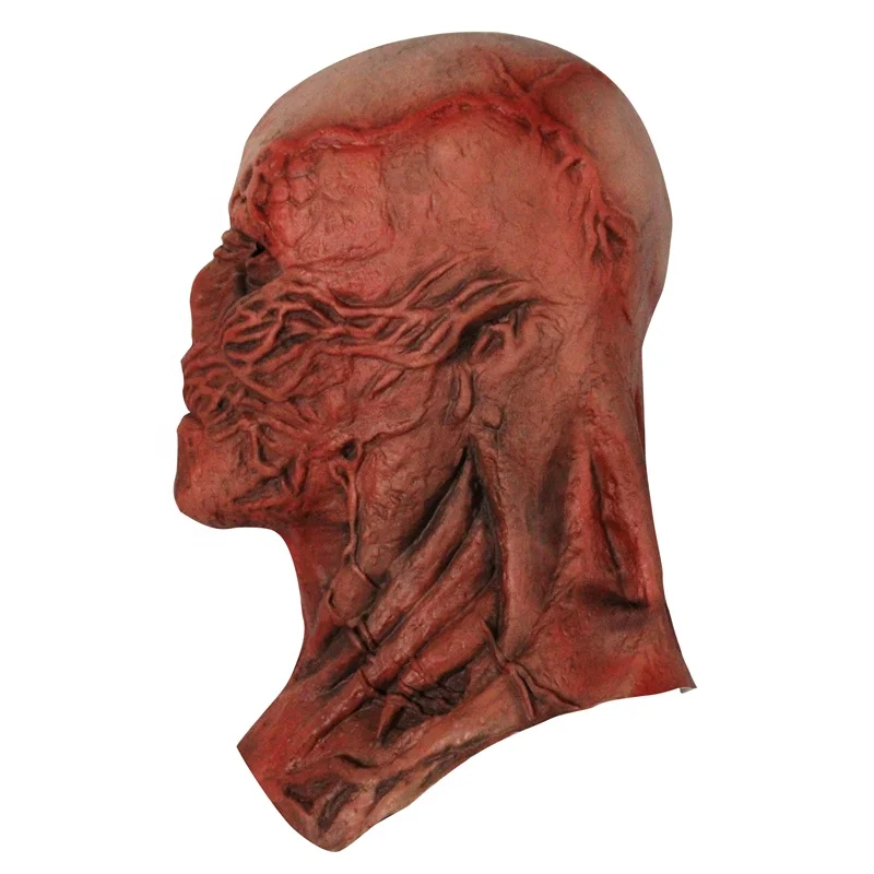 2023 new horror vecna latex full head mask strange story 4 role playing horror monster Mask Halloween Party Mask