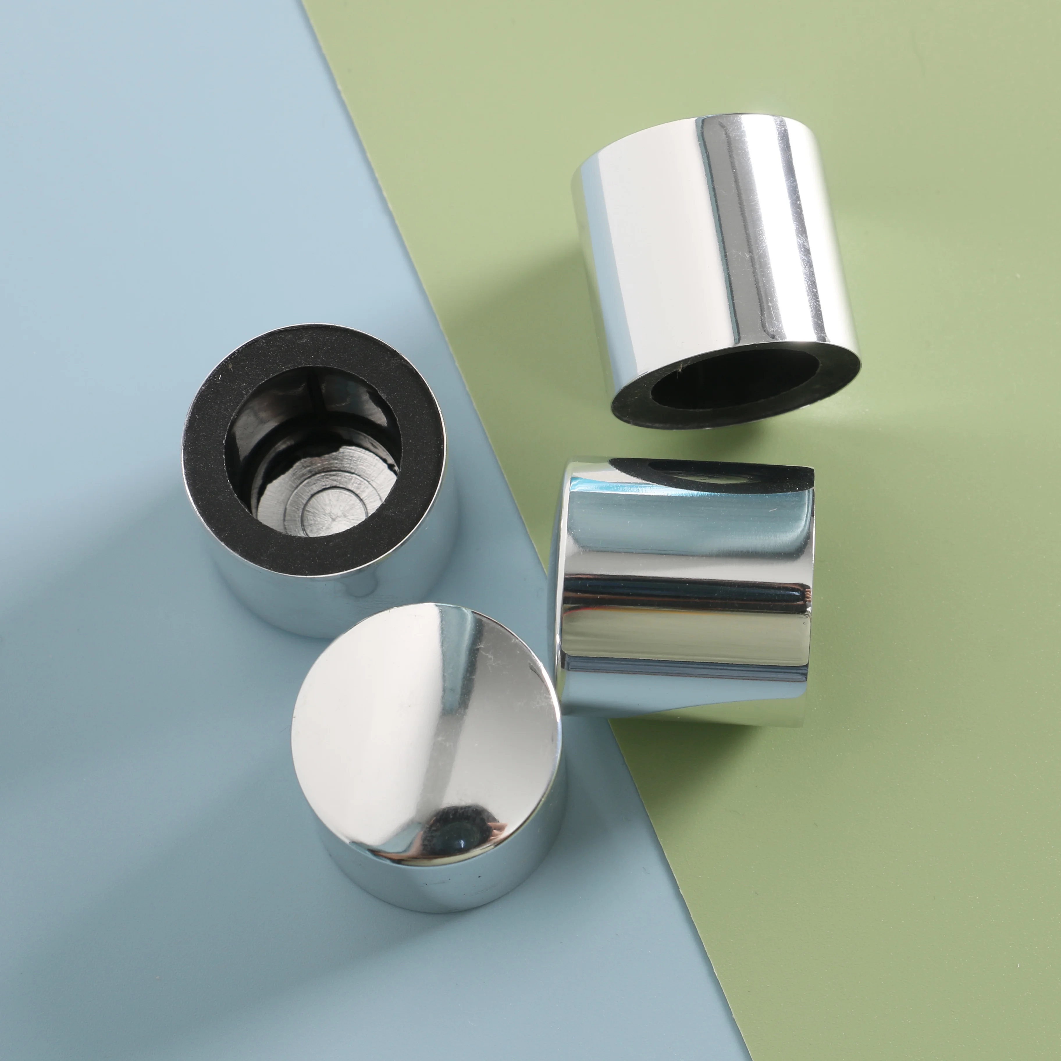 luxury orange perfume glass 10ml  bottles frosted with atomizer gold heart clips caps mould interior pearlescent plastic inner