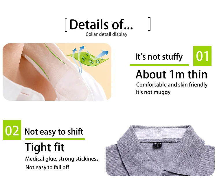 Лидер продаж, дешевые прокладки от пота, впитывающие прокладки, летние охлаждающие подушечки для шеи, подкладки для пота