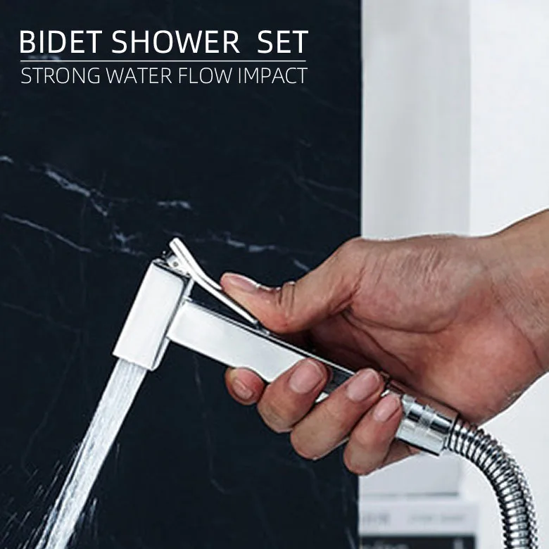 Bathroom Toilet Portable Brass Bidet Hand held bidet set Sprayer shattaf set