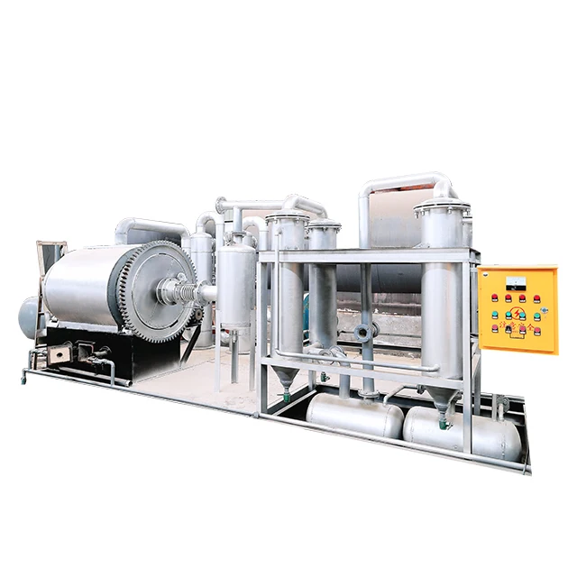 latest pyrolysis plant plastic recycling machine