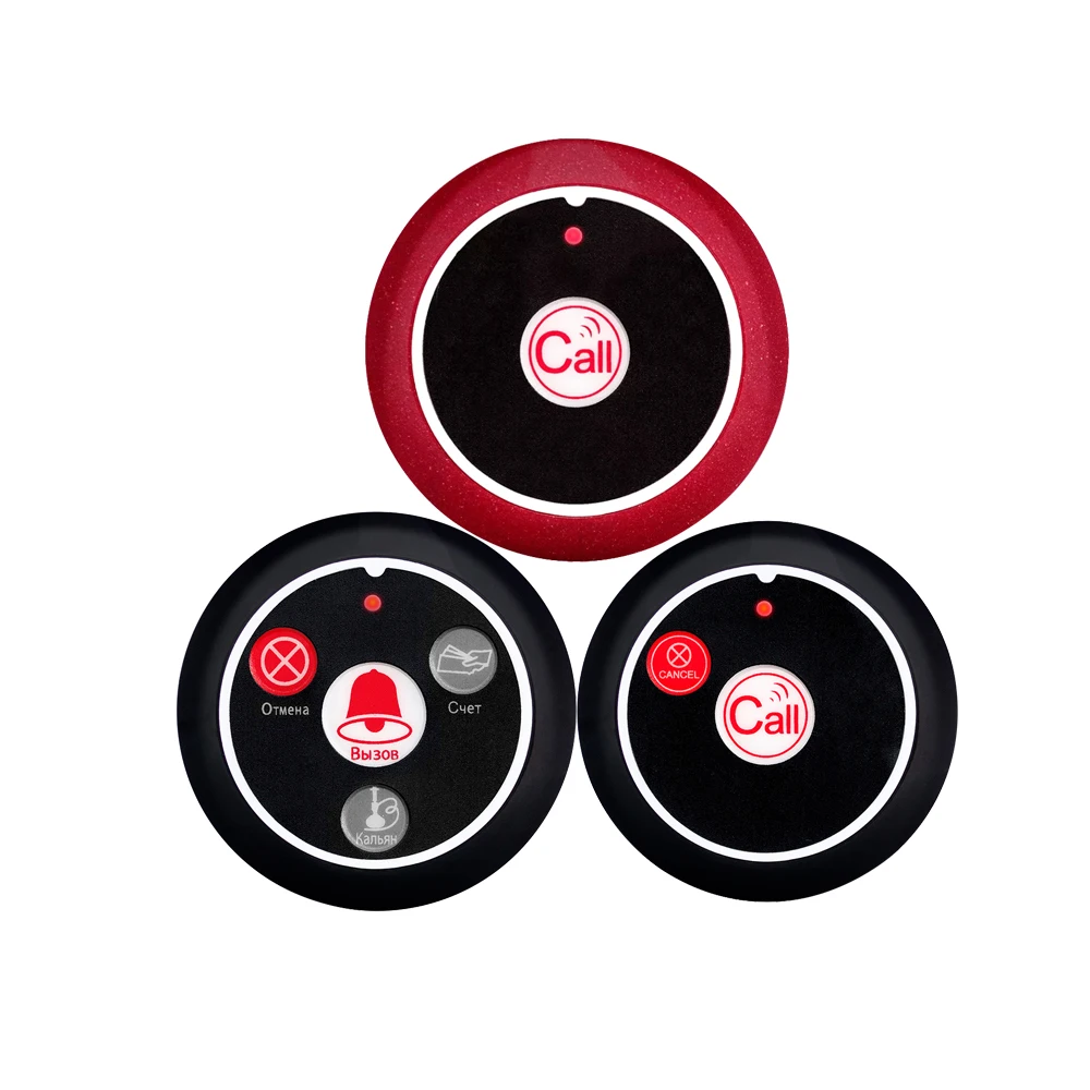 CATEL Wireless Paging System fast food equipment  Call Buttons for restaurant buzzer pager frequency 433.92 transmitter