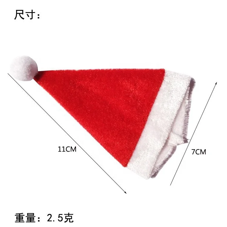 Christmas decoration Cute Mini Silverware Pocket Set Cutlery Knives Forks Tableware Decoration Bag Storage Covers