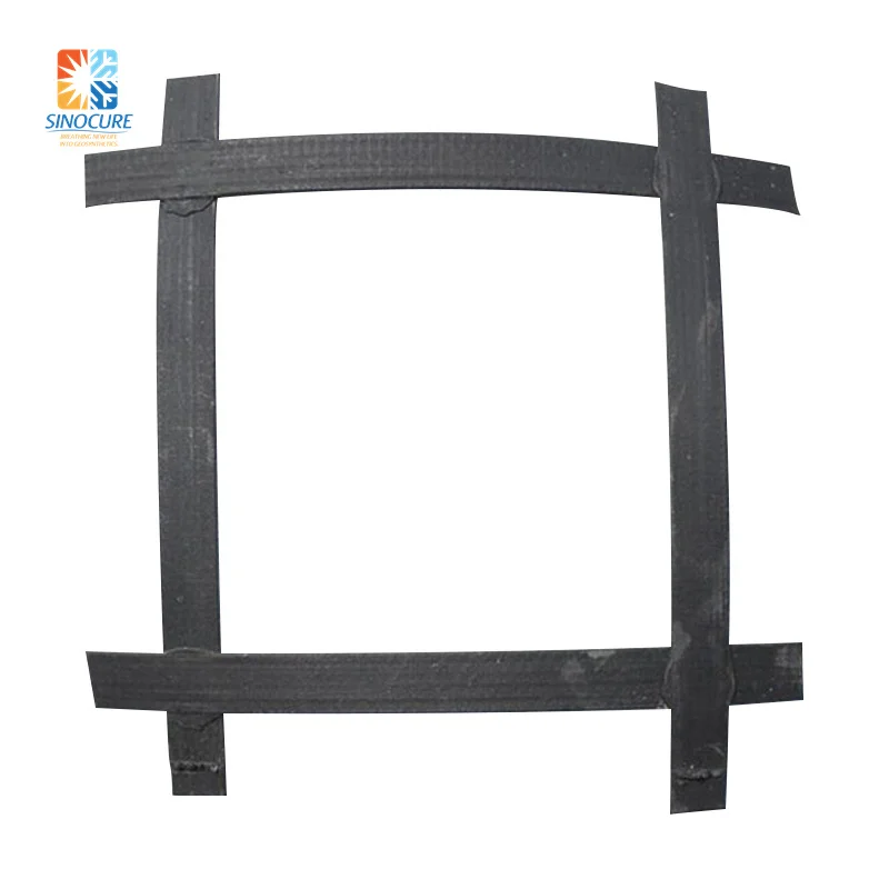 PET welded geogrid for road and railway slope treatment and reinforcement, reinforced bidirectional steel plastic grid