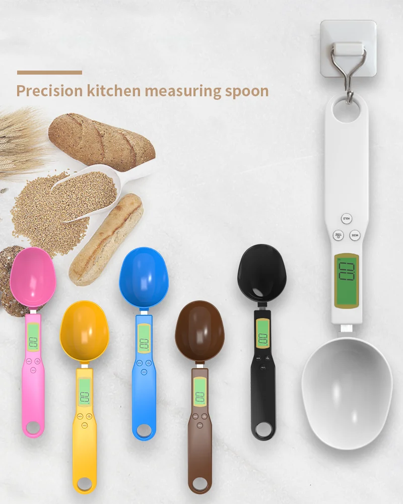 Wholesale 500g/0.1g Electronic Kitchen Scale LCD Display Digital Weight Measuring Spoon Digital Scale Kitchen Accessories Tool