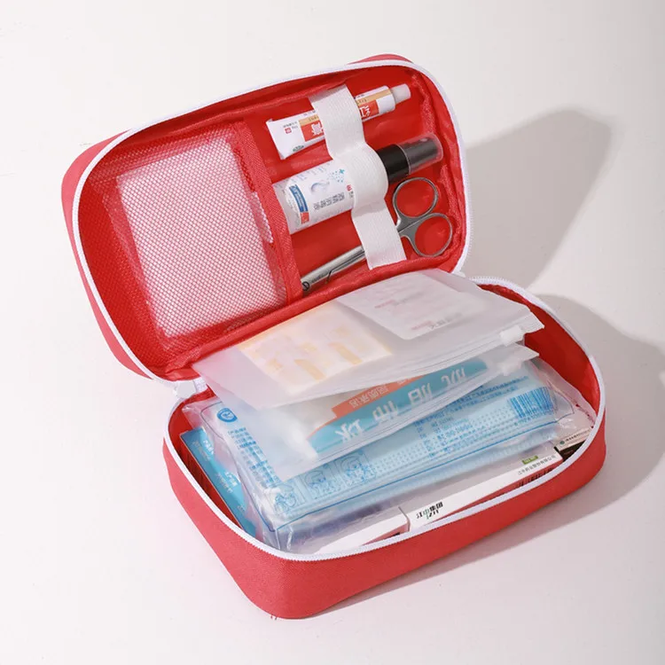 Waterproof Portable Home Outdoor empty First Aid Kit Emergency Medical Kit storage bag for school students gifts