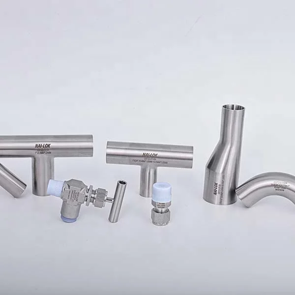 NAI-LOK Alloy Super Duplex 2507 Male Connector Hastelloy C22 Double Ferrule Compression Pipe Fitting Inconel 625 Connector