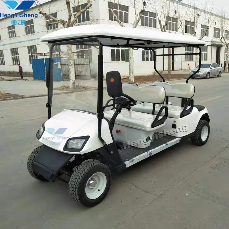 4 Person Competitive Prices Electric Golf Car Utility Golf Cart/Gentleman four-seater luggage cart Small lightweight golf cart