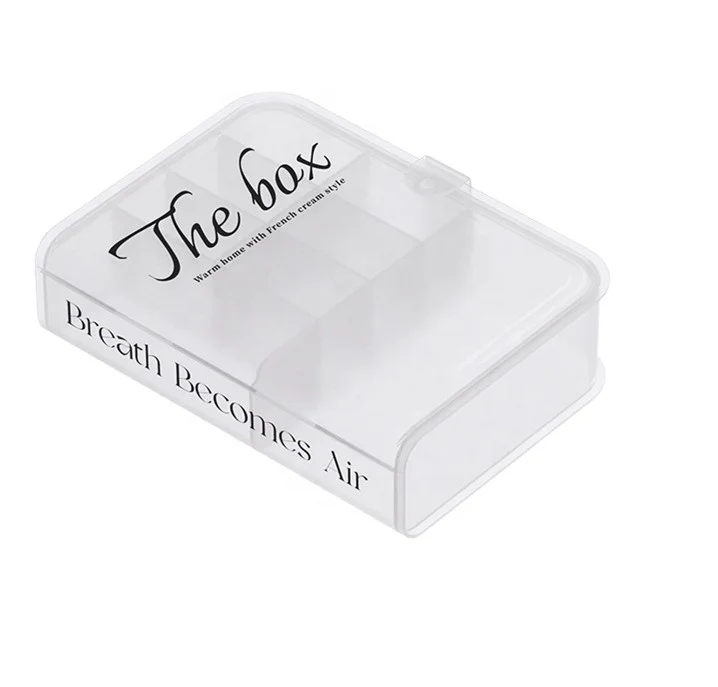 8 Gird Desktop cable Organizers digital accessories cable storage box Earphone Moilbe Phone Cases Mini Data Cables Storage boxes