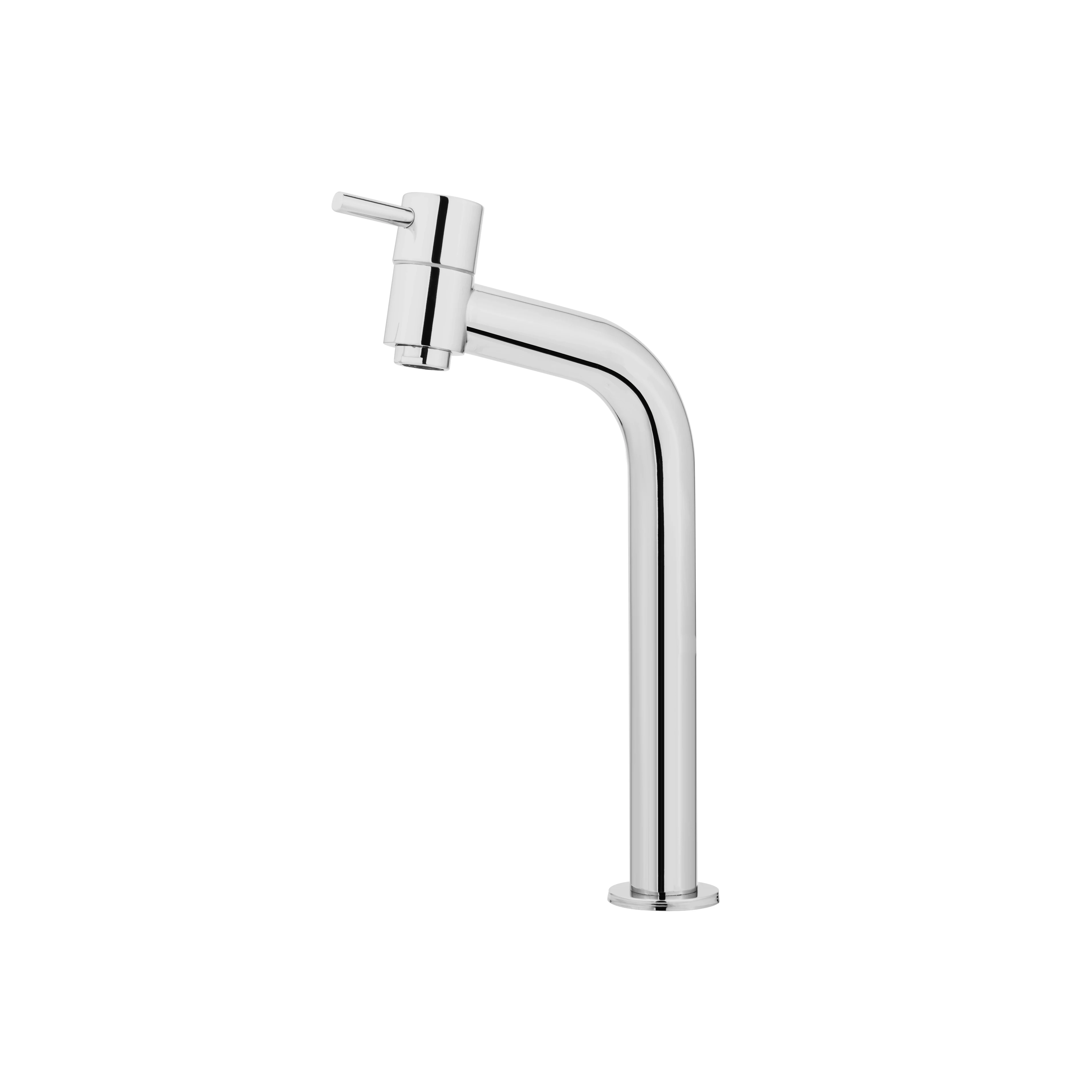 Luxury bathroom square brass waterfall black basin faucet for hotel family bathroom