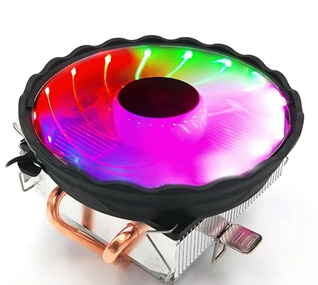
Heatpipes CPU Air Cooler 120m CPU Cooler Aluminum CPU Air Cooling Heatsink with RGB LED Fan for Intel and AMD Socket (Colorful) 