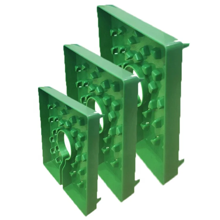 6 inch Hydroponic Plastic irrigation Grow Cap  Drip Tray Cover for Rock Wool Cube