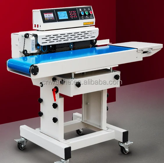 Wanhe New Arrival Brand New Ink jet printing printer Continuous Plastic Bag Sealing Machine