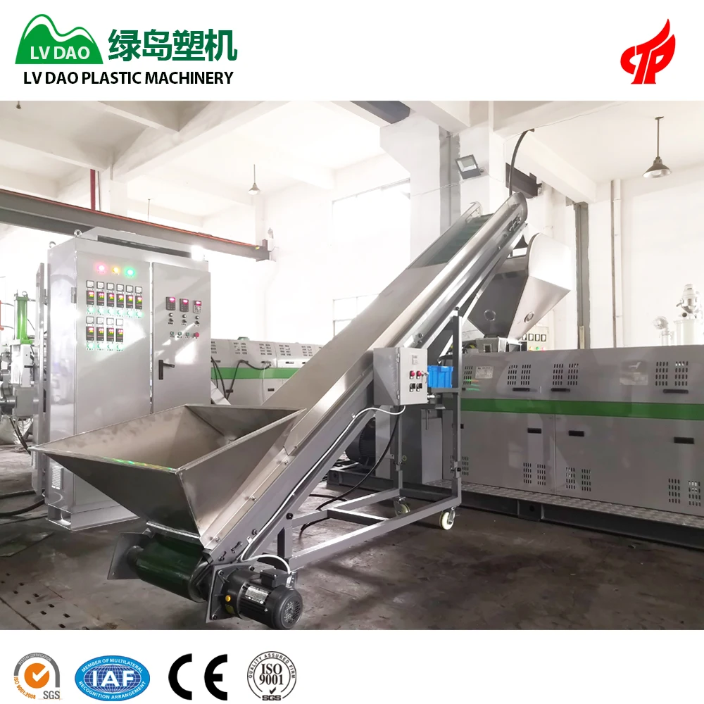 Hard LDD SJP Extrusion plastic pelletizing machine