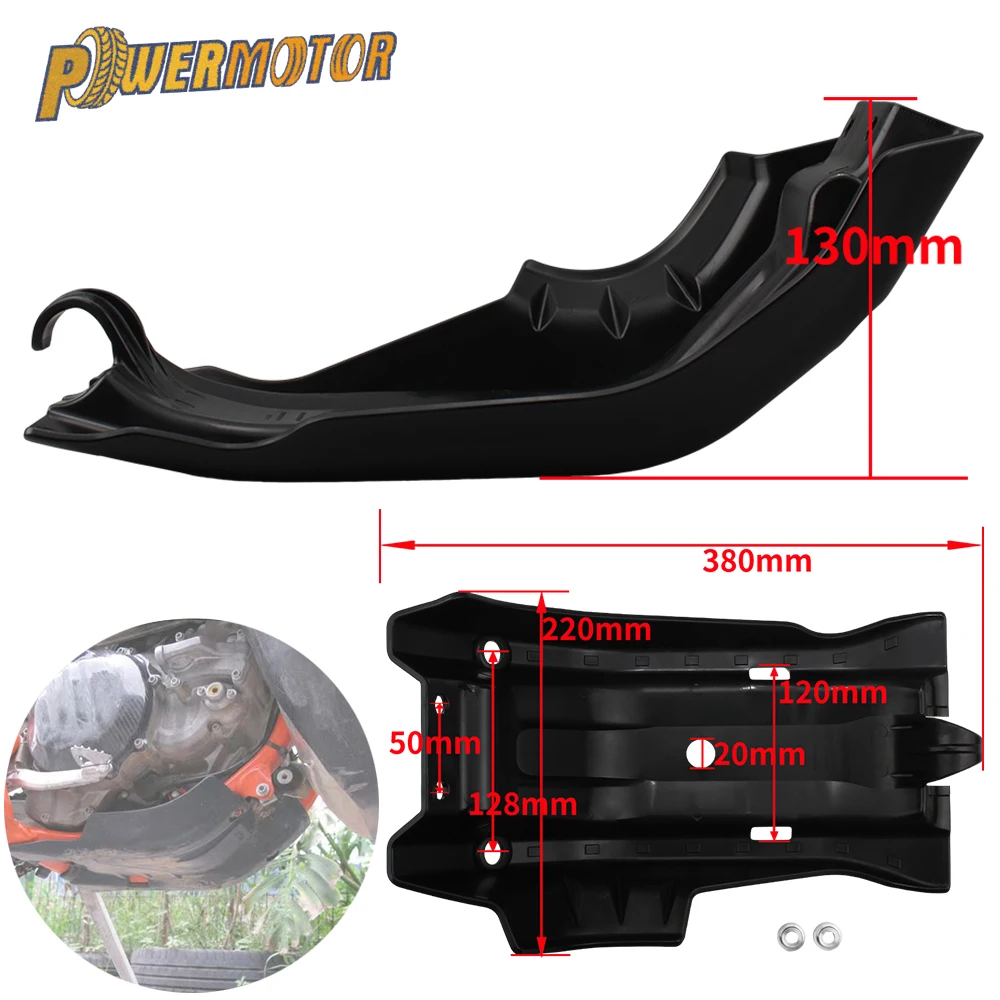 motorcycle Accessories engine Protector Guard Skid Plate for KTM EXC-F 250 350 Husqvarna FE 2017-2019 Cafe Racer Chassis Covers