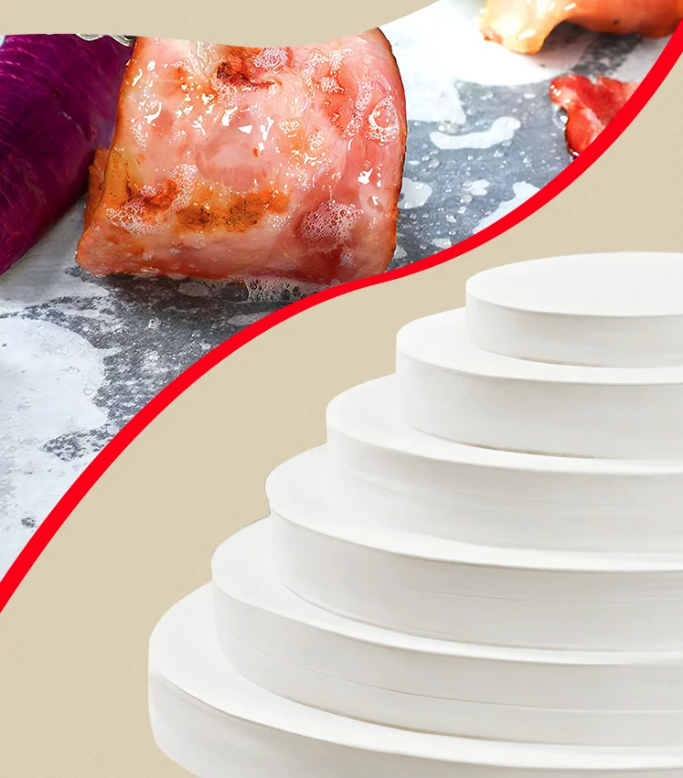 Disposable Food Grade 8inch Parchment Paper sheets Non Stick Baking paper for Round Cake Pan, Springform Pan and Tortilla Press