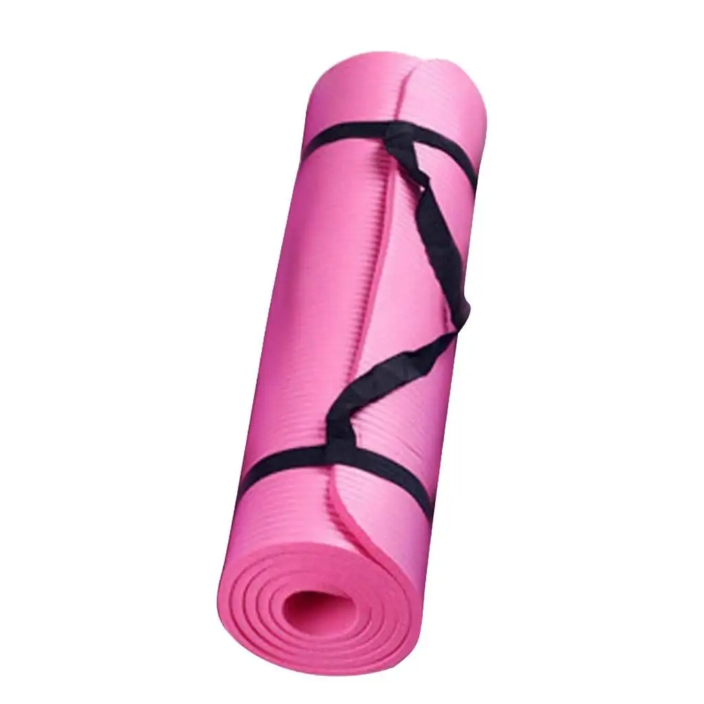 Customized logo Tpe yoga mat non slip harmless double layer eco friendly yoga mat 6mm