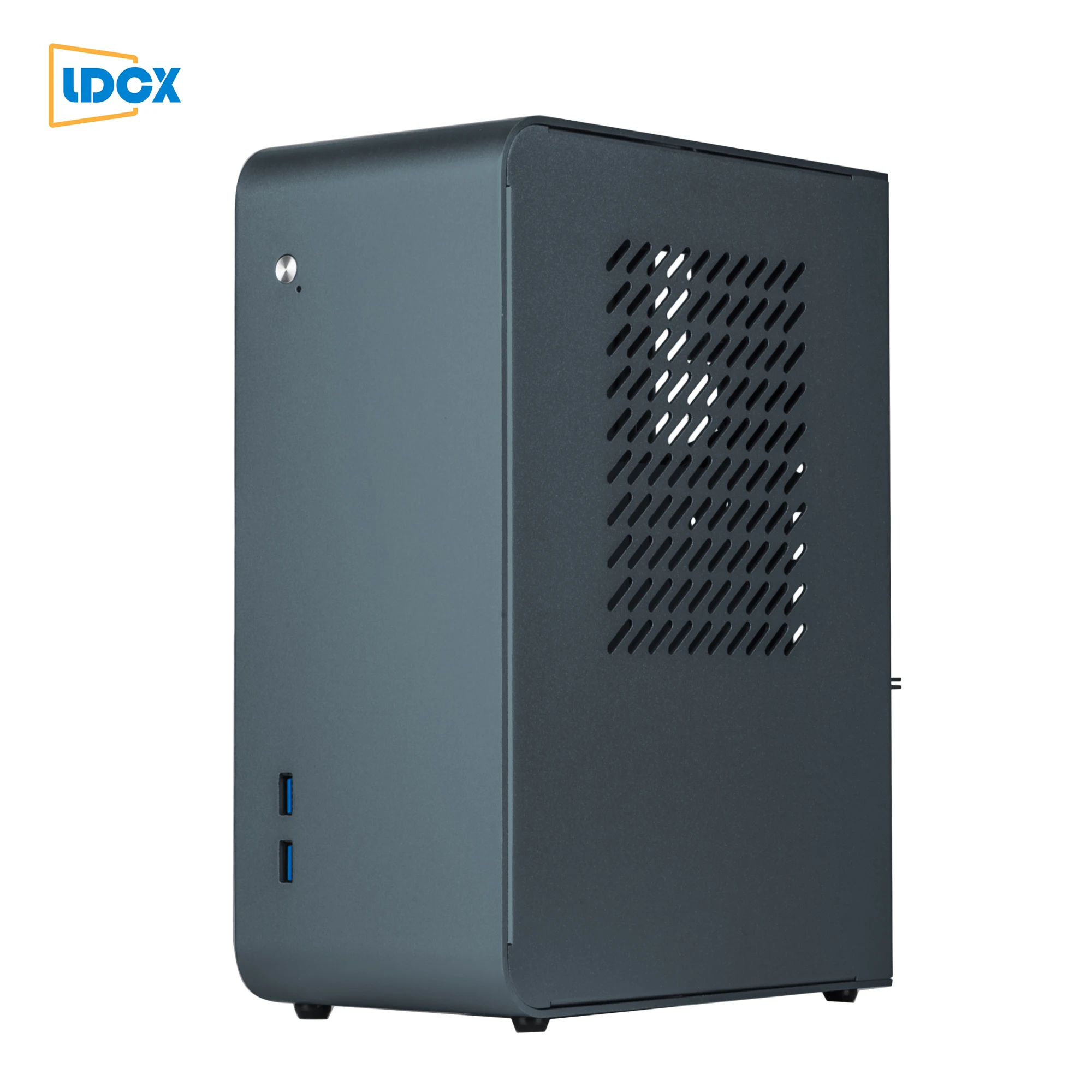 LDCX U110 pure aluminum vertical ITX desktop mini PC computer case