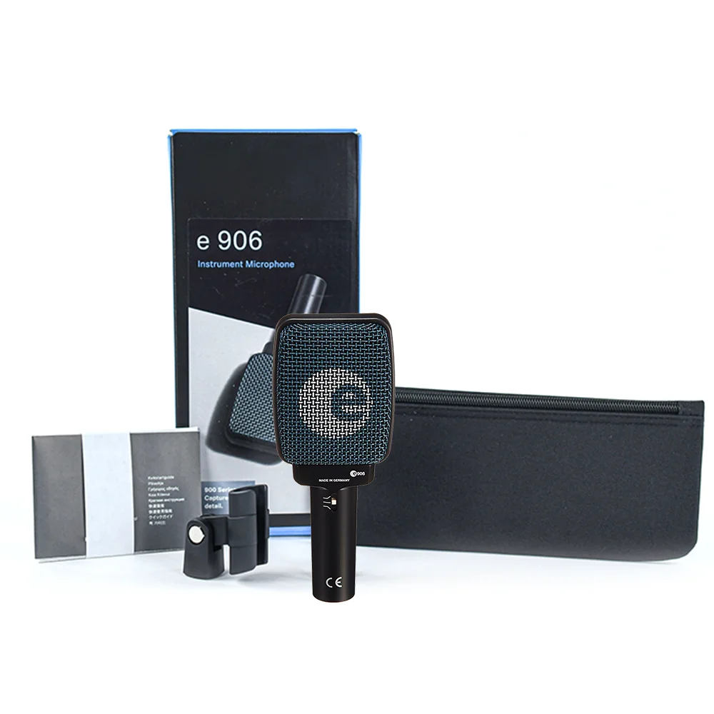 E906 E 906 high quality l performance cardioid wired dynamic microphone for senheizer professional for Guitar Instrument stage