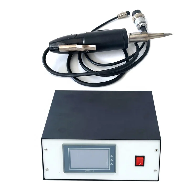 800W 30Khz/35Khz Titanium Alloy Horn Ultrasonic Knife Cutting Machines And Generator Control Box