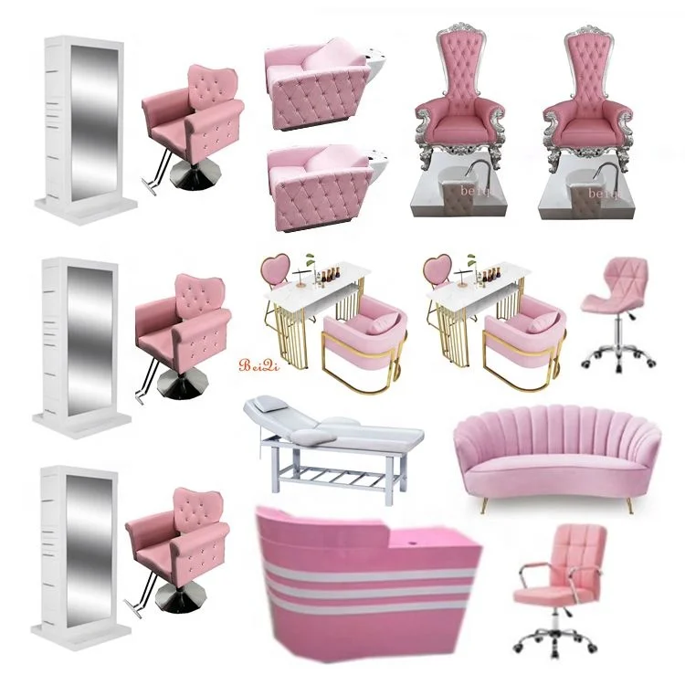 Wholesale salon furniture hairdressing wash chair shampoo bed