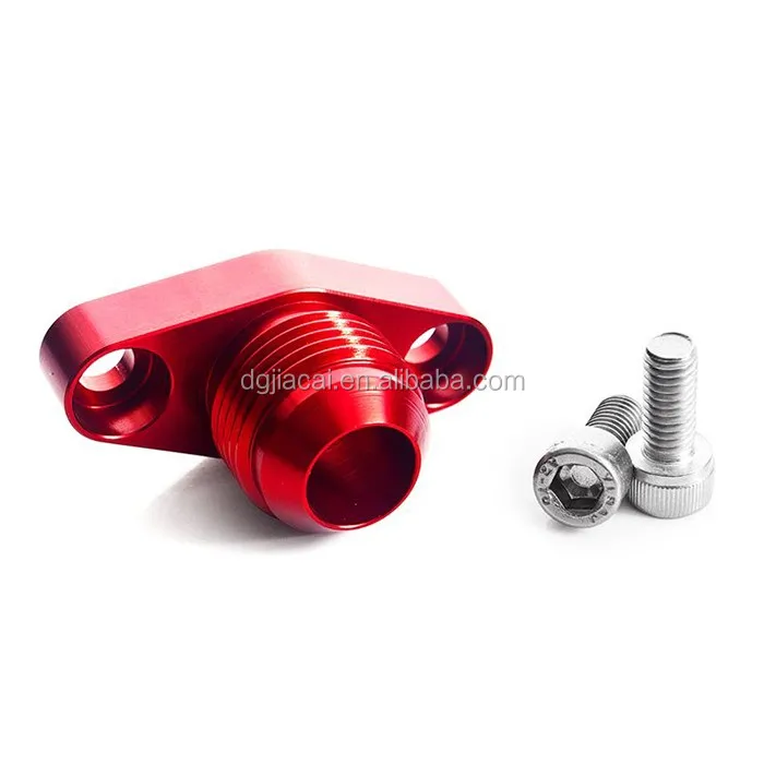 CNC machining aluminum red clothes rail flange seat bicycle accessories red aluminum custom processing