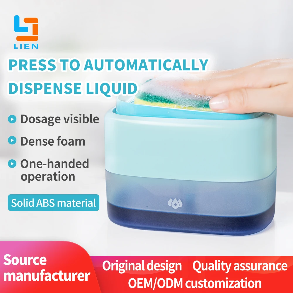 dish brush cleaning dispenser soap detergent max soap dispenser and sponge holder