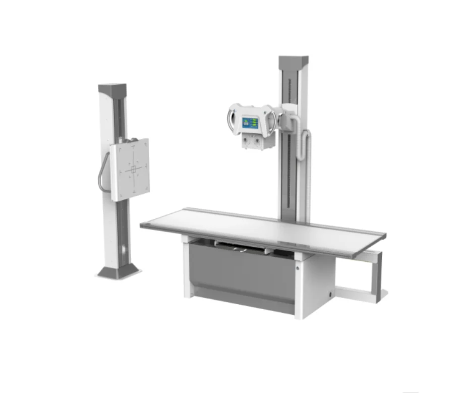 Medical DR 50kw 630ma Fixed Xray Machine Double Column Digital Radiography