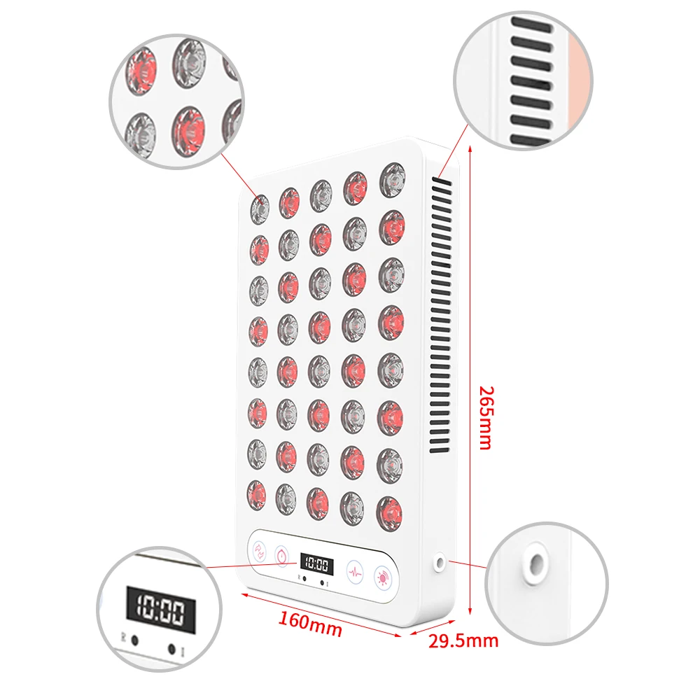 SGROW 2022 Newest Red Led Light Therapy Pain Relief Lamp Machine Infra Near Infrared Panel Skin Care Body Weight Loss Device